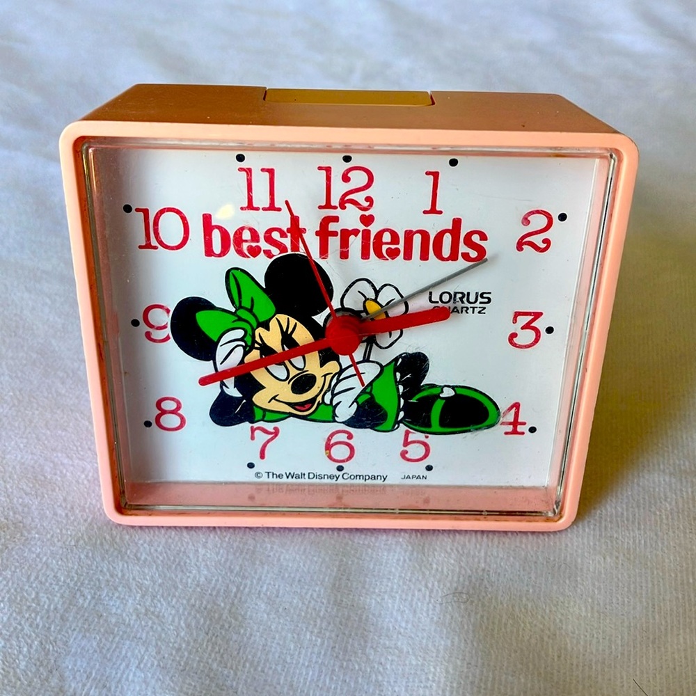 Vintage Minnie Mouse Alarm Clock
